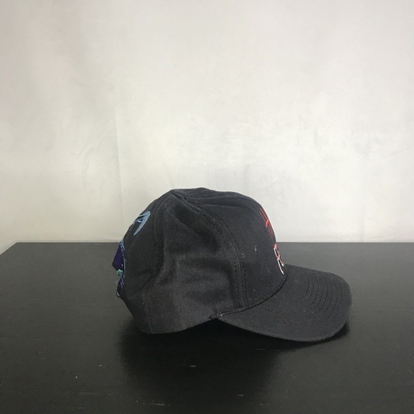 Alien Encounter Disney Vintage Black Red Snapback Hat Cap Made In USA Rare! - Picture 2 of 6